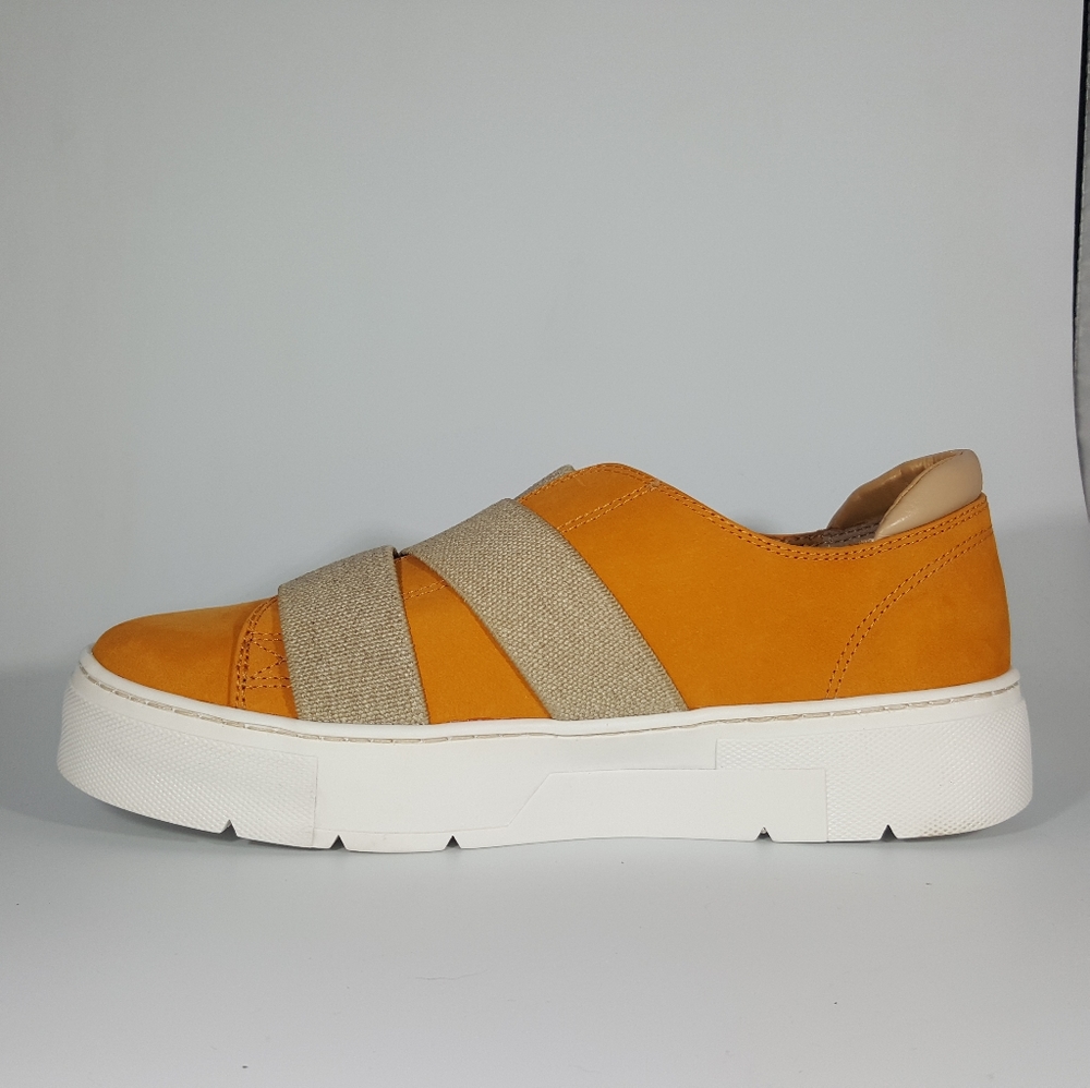 The Flexx Senape Nubuck Leather Slip On Sneaker - Picture 3 of 4